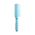 Professional blue hair brush with star print handle for scalp massage and hair styling - Skeleton Brush (2706) / Light Blue
