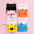 Four cute cartoon bear mini pocket notebooks and portable pocket diaries for kids - Bear Series