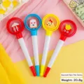 Cartoon spinning pens set with gourmet food designs and size markings 16.5cm - Food Style Rotating Pen / 0.5mm Bullet Tip