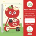 Cuaderno de hojas sueltas B5 con diseño de noria de manzana, 60 hojas de papel - B5 (60 Hojas) / Manzana (5523Apple Park)