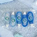 Blue dot glue tape dispenser set of 5 for scrapbooking and high-adhesion DIY crafts - 5 Units (30M Total) / Gradient Blue