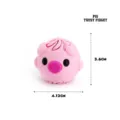 3D printed pink pig twist fidget toy for stress relief, measuring 4.12cm in width - Pig Twist Fidget