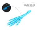 Luminous blue 3D printed skeletal hand bone decoration for Halloween toy ornament - Mini / Hand Bone / Glow Blue