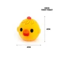 Compact 4cm yellow 3D printed animal chick twist fidget toy for stress relief and fun - Chick Twist Fidget