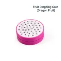 3D printed dragon fruit fidget coin magnetic EDC toy for stress relief and focus - Fruit