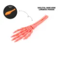 Luminous 3D printed orange skeleton hand bone ornament for spooky Halloween decor - Mini / Hand Bone / Luminous Red
