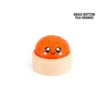 Bouton de jouet anti-stress baozi orange imprimé en 3D fabriqué en matériau PLA - PLA Orange