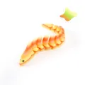 Figura de anguila arcoíris articulada impresa en 3D juguete flexible de criatura - Anguila de 9CM (Arcoíris #3)