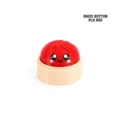Bouton de jouet fidget baozi rouge imprimé en 3D mignon pour décor de bureau - PLA Red