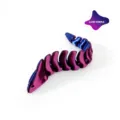 Figura de juguete de anguila marina flexible impresa en 3D en violeta láser seda - Anguila de 9CM (Morado Láser)