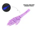 Os de main squelettique violet lumineux imprimé en 3D pour décor de Halloween - Mini / Os de la Main / Violet Lumineux