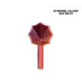 3D printed octagonal fractal fidget lollipop with a silk iridescent metallic finish - Purple Gold Red / MINI Octagonal Lollipop