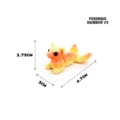 Statuina Purrmaid arcobaleno stampata in 3D, creatura mitica, taglia 4,7x3x2,75 cm - Purrmaid (Arcobaleno 3)