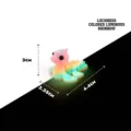 Statuetta mostro di Loch Ness stampata in 3D effetto arcobaleno luminoso dimensioni 4,4cm - Lochness (Arcobaleno Luminoso)