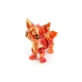 Figura de chihuahua demonio impresa en 3D única en color rojo láser metalizado degradado - Rojo Láser