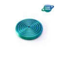 Detail of 3D printed interstellar fidget toy in laser green gradient finish - Laser Green