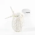 Adorno de huevo de dragón impreso en 3D blanco seda - Silk white suit
