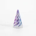 3D printed spiral fidget toy featuring a stunning fantasy blue and purple gradient color - 6.4cm / Dream Blue