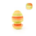Intricate detail of a 3D printed rainbow maze dragon egg toy with layered color patterns. - Rainbow #3 Gradient