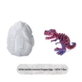 3D εκτυπωμένο 10cm μάρμαρο αυγό δράκου και 12cm λέιζερ μωβ T-Rex σκελετός σετ παιχνίδι - Σετ Αυγού Τυραννόσαυρου Ρεξ / Λέιζερ Μωβ
