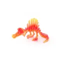 Detailed 3D printed Spinosaurus skeleton toy in Nebula Sunrise orange gradient colors - Mini / Nebula Sunrise