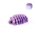 Detailed 3D printed articulated hedgehog toy figurine in dreamy blue and purple gradient - Dream Blue