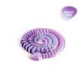 Serpiente articulada impresa en 3D con un degradado de colores morado y azul vivo - Pitón de 82CM / Azul de Ensueño