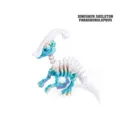 Scheletro di dinosauro Parasaurolophus multicolore stampato in 3D con finitura in seta - Scheletro di Dinosauro Multicolore (Parasaurolophus)