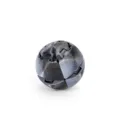 3D printed mechanical gear ball fidget toy in mecha black finish for stress relief - Small Size (3D-Button Ball) / Mech Black