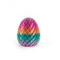 Giocattolo uovo di drago stampato in 3D con sfumatura arcobaleno effetto caramella di seta - Versione Mini (5.5cm) / Caramella di Seta
