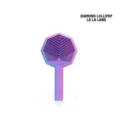 Hexagonal 3D printed fractal fidget lollipop toy featuring a blue-purple gradient finish - City of Stars / MINI Rhombus Lollipop