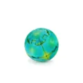 3D printed gear ball fidget toy featuring a vibrant green and yellow gradient finish - Small (Button Ball) / Nebula Forest