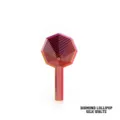 3D printed fractal diamond lollipop fidget toy in iridescent Silk Waltz silk finish - Purple Gold Red / MINI Rhombus Lollipop