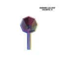 Rainbow 3D printed fractal fidget hexagonal lollipop toy with a colorful silk finish - Colorful Style #1 / MINI Rhombus Lollipop