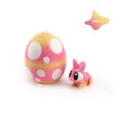 3D printed Easter egg container and pink bunny toy set - Spring / Multicolor Bunny Egg Set