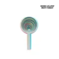Iridescent 3D printed fractal lollipop fidget toy in Misty Forest color gradient style - Mist Forest / MINI Round Lollipop