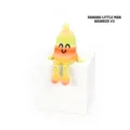 Cute 3D printed articulating banana man figure in rainbow colors for creative desktop decoration - Banana Man / Rainbow No. 3