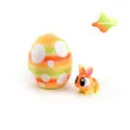 3D printed rainbow Easter egg with matching rabbit figurine, colorful Rainbow #3 edition - Rainbow No. 3 / Multicolor Bunny Egg Set