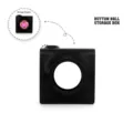 Durable black 3D printed storage box for gear ball and button ball fidget toys - Small Size (Button Ball Storage Box) / Black