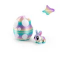 3D printed rainbow silk finish Easter egg and rabbit figurine set for holiday gifts - Silk Crayon / Multicolor Bunny Egg Set
