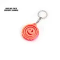 Nahaufnahme eines 3D-gedruckten Schlüsselanhängers mit zwinkerndem Smiley-Gesicht. - Smiley / Traumhaftes Orange