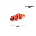 Primer plano de juguete de patito rosa articulado impreso en 3D de 5,3 cm de largo - 5,3CM (Articulado) / Ornitorrinco (Rojo Láser)