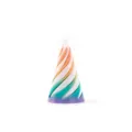 Close-up of a 3D printed rainbow spiral cone fidget toy designed for effective stress relief - 5CM Cone Rainbow No.1 Twist Fidget