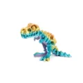 3D εκτυπωμένος αρθρωτός σκελετός Tyrannosaurus Rex με πολύχρωμο μεταξωτό φινίρισμα - Mini / Σατινέ Μίνι