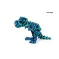 3D εκτυπωμένο πράσινο λέιζερ T-Rex σκελετός δεινοσαύρου αρθρωτό παιχνίδι - Mini / Πράσινο λέιζερ