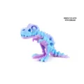 3D εκτυπωμένο T-Rex σκελετός δεινοσαύρου παιχνίδι μπλε μωβ - Μίνι Σκελετός Οστών Δράκου Τυράννου / Όνειρο Βαθιάς Θάλασσας