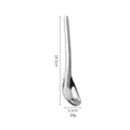 Cucchiaio in acciaio inossidabile 304 a manico lungo, dimensioni 14,5 cm e 26 g di peso - Acciaio Inossidabile 410 - Piccolo