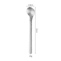 Creative cat paw shaped stainless steel dessert spoon with hammered texture handle - Cat Paw Spoon / Silver
