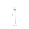 Long handle stainless steel pointed round spoon with 182mm length and 37mm width - Silver 3.8 Wide Oil Spoon / 18.2cm