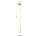 Long handle stainless steel gold spoon with 300mm length dimension - Gold 3.8 Wide Oil Spoon / 30cm